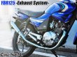 画像19: YBR125 専用  フルエキゾーストマフラー キャブ車 FI車兼用 選べるサイレンサー (19)