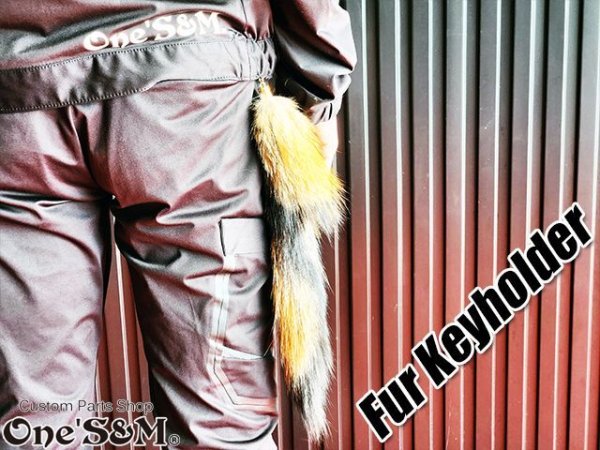 画像4: 送料無料 フェイクファー キーホルダー ショート (4)