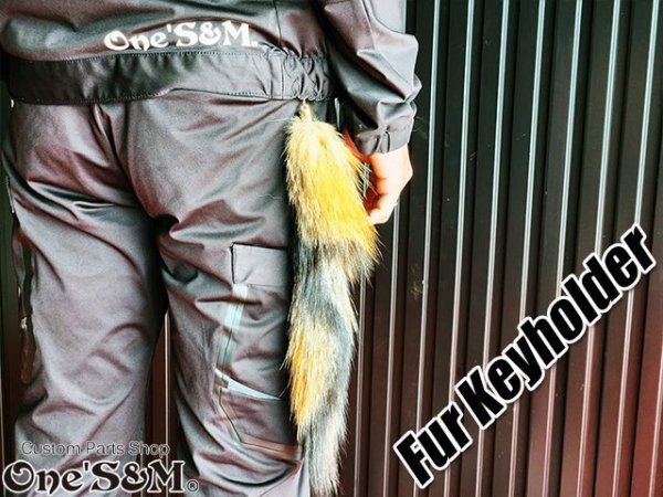 画像5: 送料無料 フェイクファー キーホルダー ショート (5)