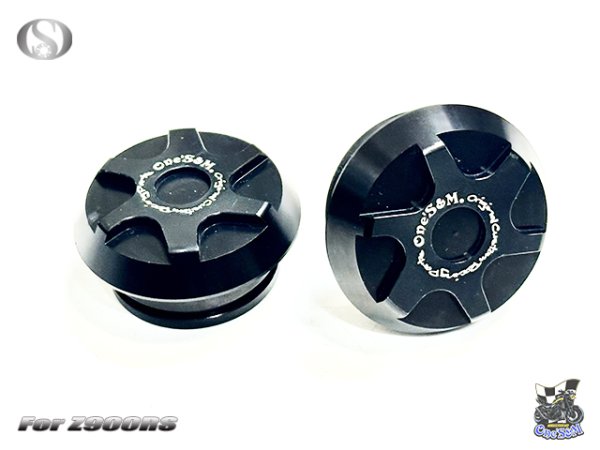 画像2: アルミ削り出し ピボットカバーセット フレームカバー Z900RS用 (2)