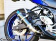 画像11: YZF R25 MT25用 ワンズ管 リアルカーボンVer スリップオンマフラーセット 純正マフラーエキパイ対応 (11)