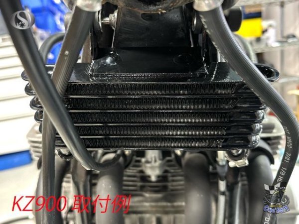 画像5: Z1 Z2 KZ900 KZ1000 Z750FX用  5段オイルクーラーキット (5)