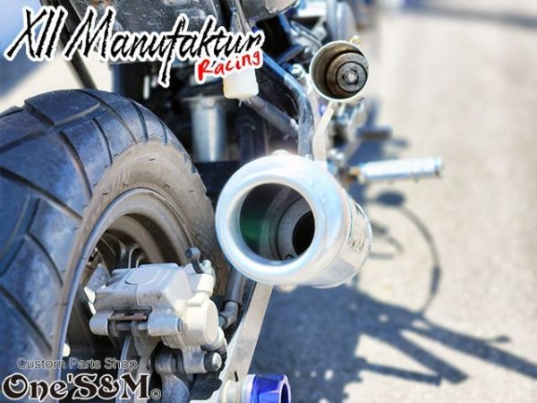 画像14: 3sound XII Manufaktur Series ワンズ マヌファクターシリーズ アルミレーシングサイレンサー マフラー (14)