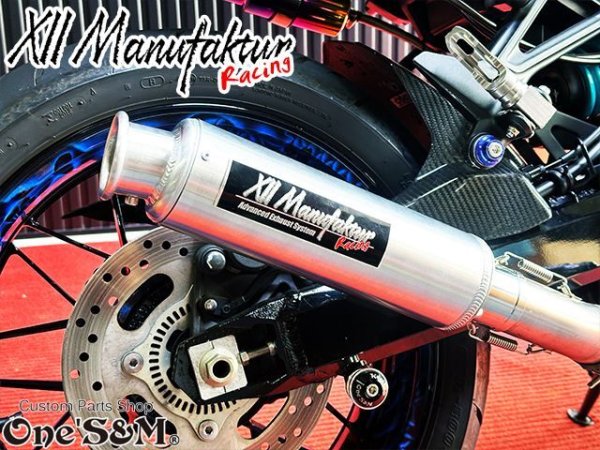 画像20: 3sound XII Manufaktur Series ワンズ マヌファクターシリーズ アルミレーシングサイレンサー マフラー (20)