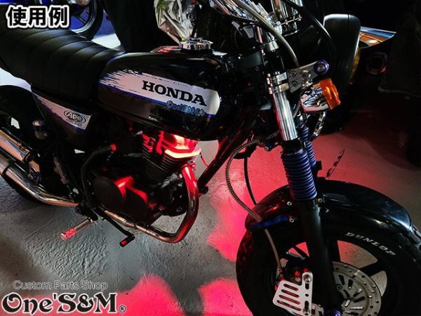 画像21: 【配線不要】 リモコン付き 爆光 ストロボ機能搭載 7Color LED 充電式LED 自転車 バイク 自動車 幅広く対応 (21)