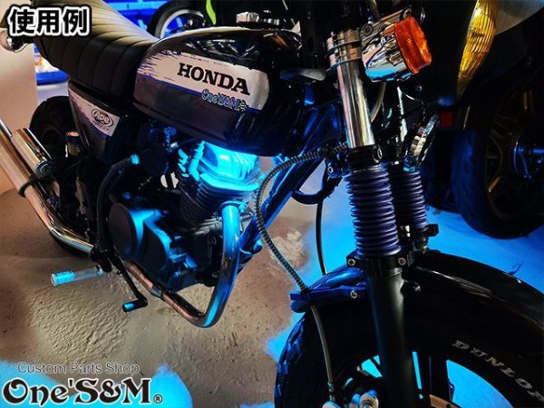 画像22: 【配線不要】 リモコン付き 爆光 ストロボ機能搭載 7Color LED 充電式LED 自転車 バイク 自動車 幅広く対応 (22)