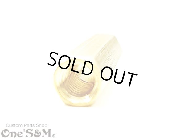 画像2: 真鍮 ジョイントナット M6×30 高ナット 1本売り (2)