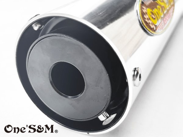 画像20: NEW ワンズ管 アルミサイレンサー インナーバッフル付き 51φ ワルツ 悪奴 装着車対応 汎用 (20)