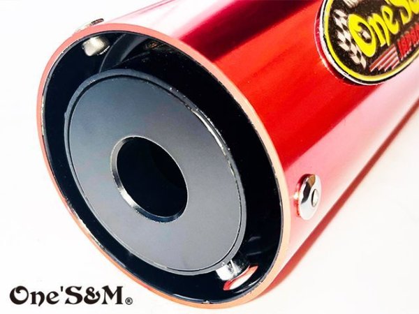 画像16: NEW ワンズ管 アルミサイレンサー インナーバッフル付き 51φ ワルツ 悪奴 装着車対応 汎用 (16)