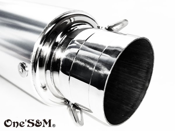 画像11: NEW ワンズ管 アルミサイレンサー インナーバッフル付き 51φ ワルツ 悪奴 装着車対応 汎用 (11)