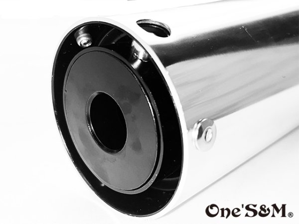 画像12: NEW ワンズ管 アルミサイレンサー インナーバッフル付き 51φ ワルツ 悪奴 装着車対応 汎用 (12)