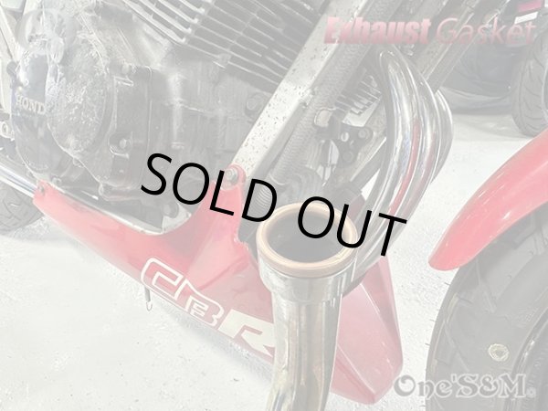 画像5: マフラーガスケット 4個Set CBX400F CBR400F 専用 二重構造 (5)