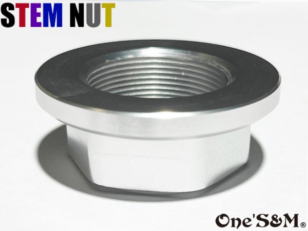 画像26: ＣＮＣステムナットアルミジュラルミン削り出し CNC加工 ステアリング ステムナット M24 P1.0 (26)