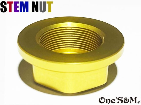 画像19: ＣＮＣステムナットアルミジュラルミン削り出し CNC加工 ステアリング ステムナット M24 P1.0 (19)