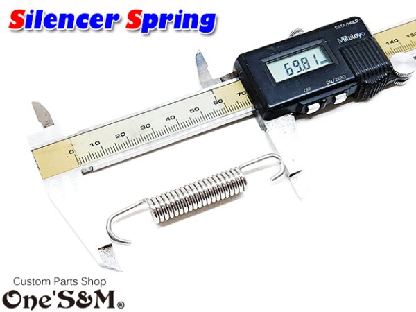 画像9: マフラージョイントスプリング サイレンサースプリング 40mm  45mm 50mm 60mm 70mm  75mm 80mm 85mm 87mm 95mm 1本売り マフラースプリング スプリング (9)