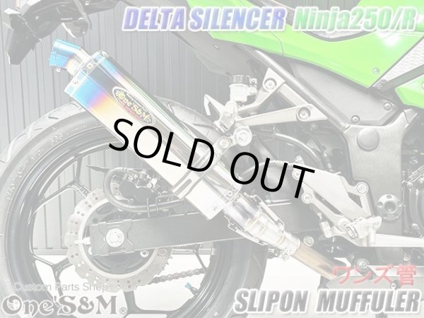 画像3: Ninja250 Ninja250R JBK-EX250L EX250K 前期 中期 ニンジャ250 Z250 純正エキパイ用 スリップオンマフラー (3)