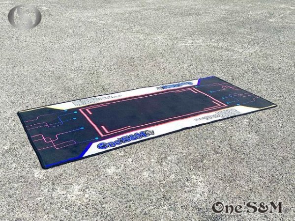 画像2: レーシングフロアマット バイクマット 210cm x 80cm メンテナンスマット (2)