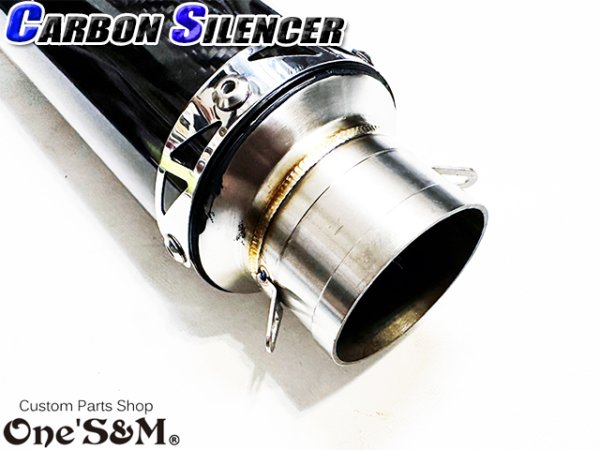 画像2: ☆純正エキパイ専用 GSX250R 2BK-DN11A用 スリップオン マフラー カーボンサイレンサー (2)