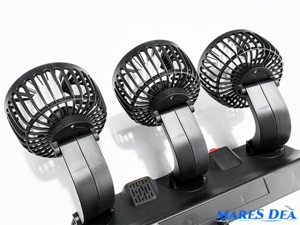 画像7: USB 3連扇風機 風量2段階調整 ボート用品 (7)