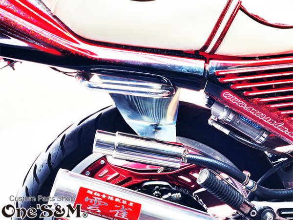 画像9: CBX400F CBX550F専用 マルチ サイレンサースタンド用 ブリーザーパイプ ワンウェイバルブ付きブリーザーホースKIT (9)
