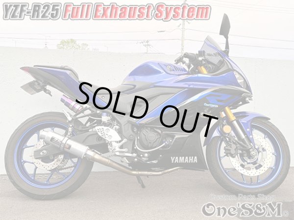 画像19: YZF-R25 RG43J 専用 フルエキゾーストマフラー ワンズ管 (19)