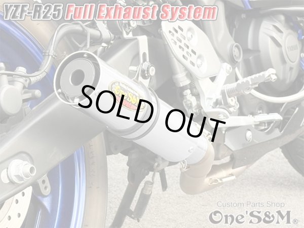 画像9: YZF-R25 RG43J 専用 フルエキゾーストマフラー ワンズ管 (9)
