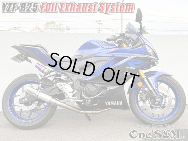 画像12: YZF-R25 RG43J 専用 フルエキゾーストマフラー ワンズ管 (12)