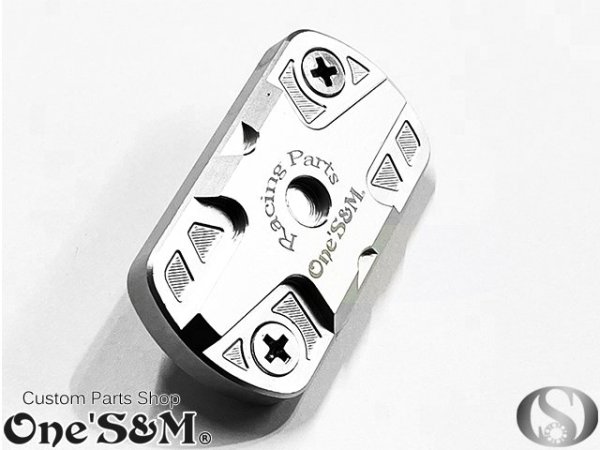 画像12: CNCアルミ製 ブレーキマスターカバー フロント リア ブレーキマスターカバー (12)