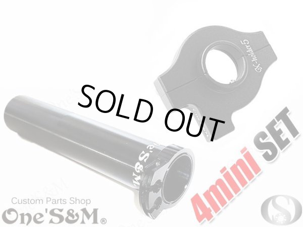 画像3: ★ エイプ50 エイプ100 全年式 純正ワイヤー対応 キャブ・インジェクション車汎用 ワンズ製 オリジナル  スロットルセット (3)