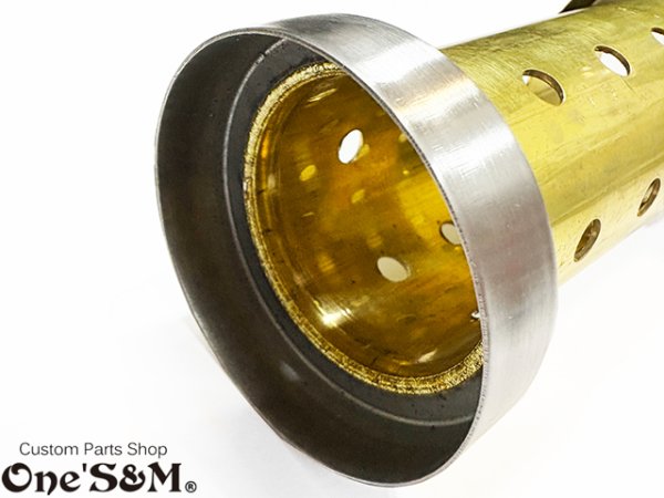 画像16: 【送料込み】 Ｚ音 ゼットオン 真鍮インナー マフラーサイレンサー レーシングインナーバッフル Z音 70π対応 (16)
