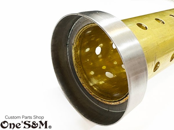 画像12: 【送料込み】 Ｚ音 ゼットオン 真鍮インナー マフラーサイレンサー レーシングインナーバッフル Z音 70π対応 (12)