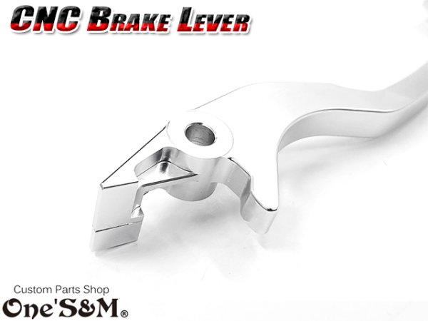 画像3: ホンダ車汎用 カラーレス アルミ削り出し CNC ビレット ブレーキレバー アルミアルマイト ニッシンブレーキマスター対応  (3)