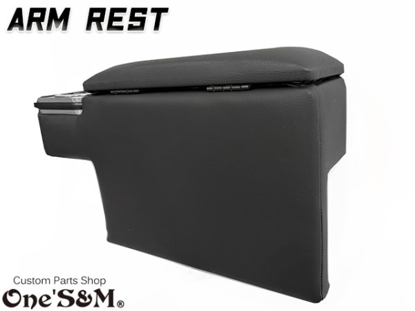 画像12: 送料込!  アームレスト ドリンクホルダー・小物入れ付き肘置き  レザー 200系 ハイエース ハイエースワイド 1型〜7型 (12)