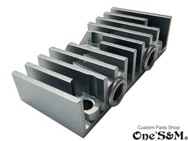 画像14: NEW モンキー ゴリラ専用 ワンズ製 オイル取出し用 CNCブロック ブラストアルマイト オイルクーラー取り出しユニット (14)