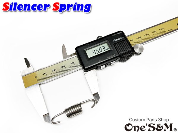 画像6: マフラージョイントスプリング サイレンサースプリング 40mm  45mm 50mm 60mm 70mm  75mm 80mm 85mm 87mm 95mm 1本売り マフラースプリング スプリング (6)