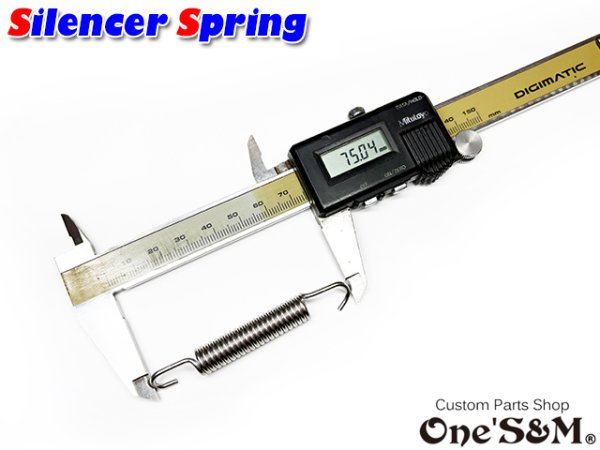 画像10: マフラージョイントスプリング サイレンサースプリング 40mm  45mm 50mm 60mm 70mm  75mm 80mm 85mm 87mm 95mm 1本売り マフラースプリング スプリング (10)