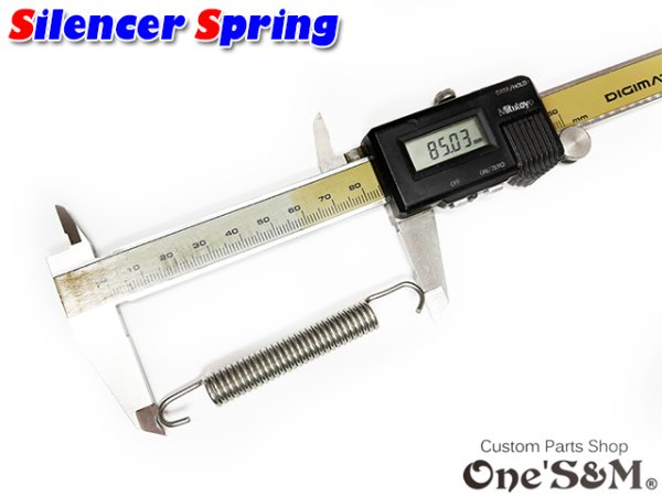 画像12: マフラージョイントスプリング サイレンサースプリング 40mm  45mm 50mm 60mm 70mm  75mm 80mm 85mm 87mm 95mm 1本売り マフラースプリング スプリング (12)