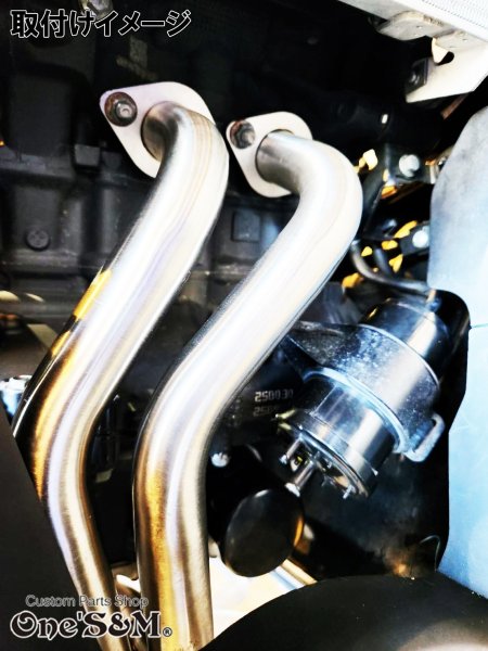 画像2: NEW YZF-R25 RG43J 専用 フルエキゾーストマフラー ワンズ管 (2)