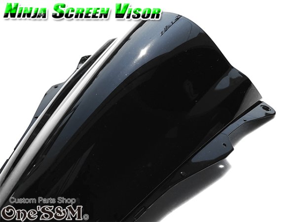 画像4: スクリーンバイザー フロントスクリーン  スモーク NINJA ZX-4RR ZX-4R ZX-25R (4)