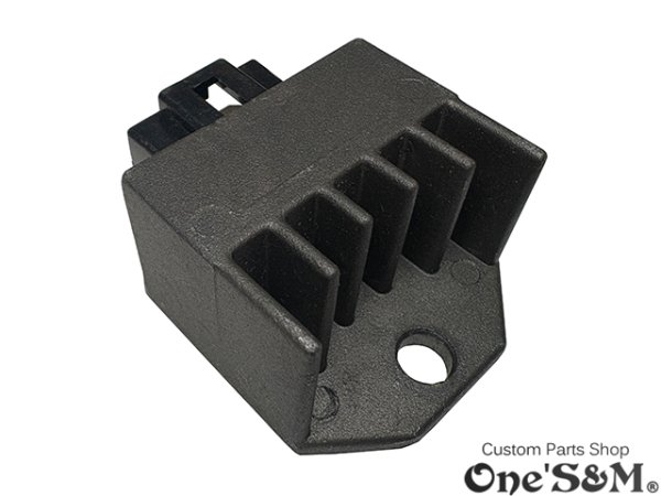 画像3: レギュレートレクチファイアー レギュレートレクチファイヤー 半波整流レギュレーター ブラック (3)