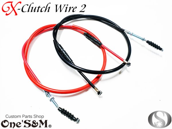 画像2: ワンズ製 オリジナル Ｘクラッチワイヤー2　CB400SF NC42専用 (2)