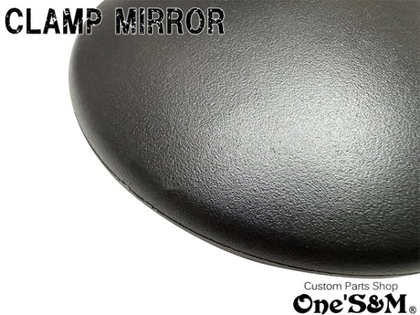 画像6: 送料無料 クランプミラー 丸型 丸形ミラー 左右セット 汎用 角度調整可能 バイクミラー (6)