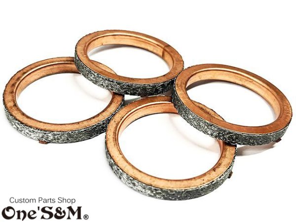 画像3: 強化型マフラーガスケット ZRX400 ZRX400II (3)