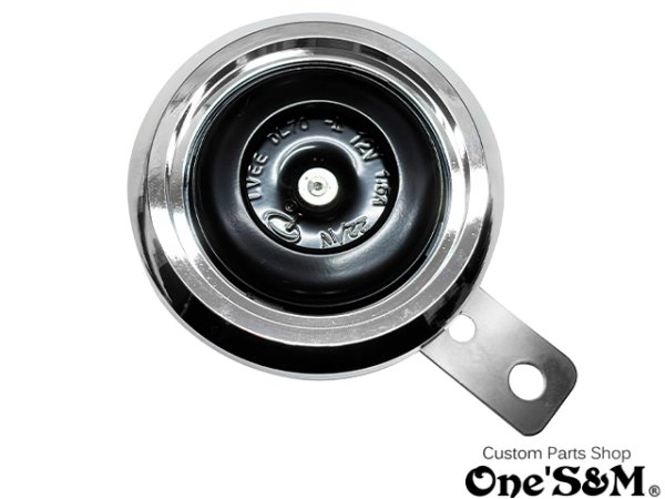 画像2: アウトレット特価! DC12V車用 メッキホーン 2個1セット (2)