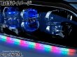 画像2: 送料込み DC12V 流れるLED ストロボ LEDテープ 30cm×2 RGB 流星テープ (2)