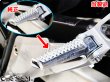 画像4: 送料無料 アウトレット 純正互換 アルミ製 タンデムステップ ステップペグ メッキ調 CB400SF等 (4)