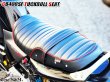 画像18: NEW リニューアル CB Styleタックロールシート CB400SF NC39 NC42 最終型まで対応 鋲打ち スタッズ付き  シートベルト 防水 金具付き レザーシート 前後アンコ抜きver (18)