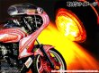 画像2: LED フェラーリタイプウインカー ロケットカウル 丸型ウインカー 旧車ウインカー 2個Set (2)