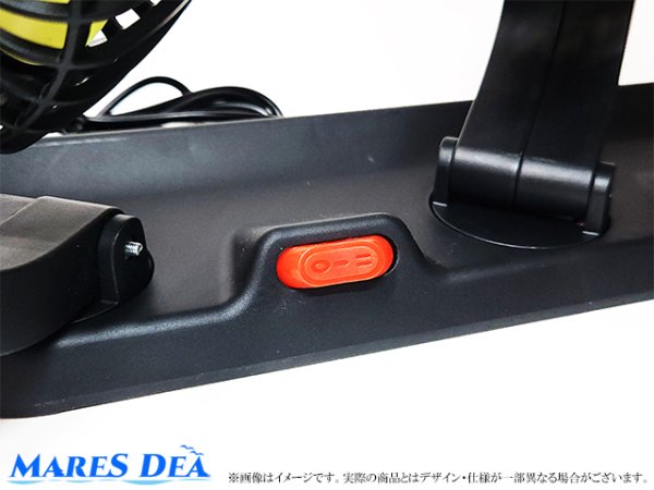 画像3: 送料込み シガーソケット DC12V 3連扇風機 風量2段階調整 ボート用品 (3)