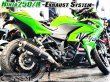画像3: Ninja250 Ninja250R JBK-EX250L EX250K 前期 中期 ニンジャ250 Z250 純正エキパイ用 ロングカーボン スリップオンマフラー (3)